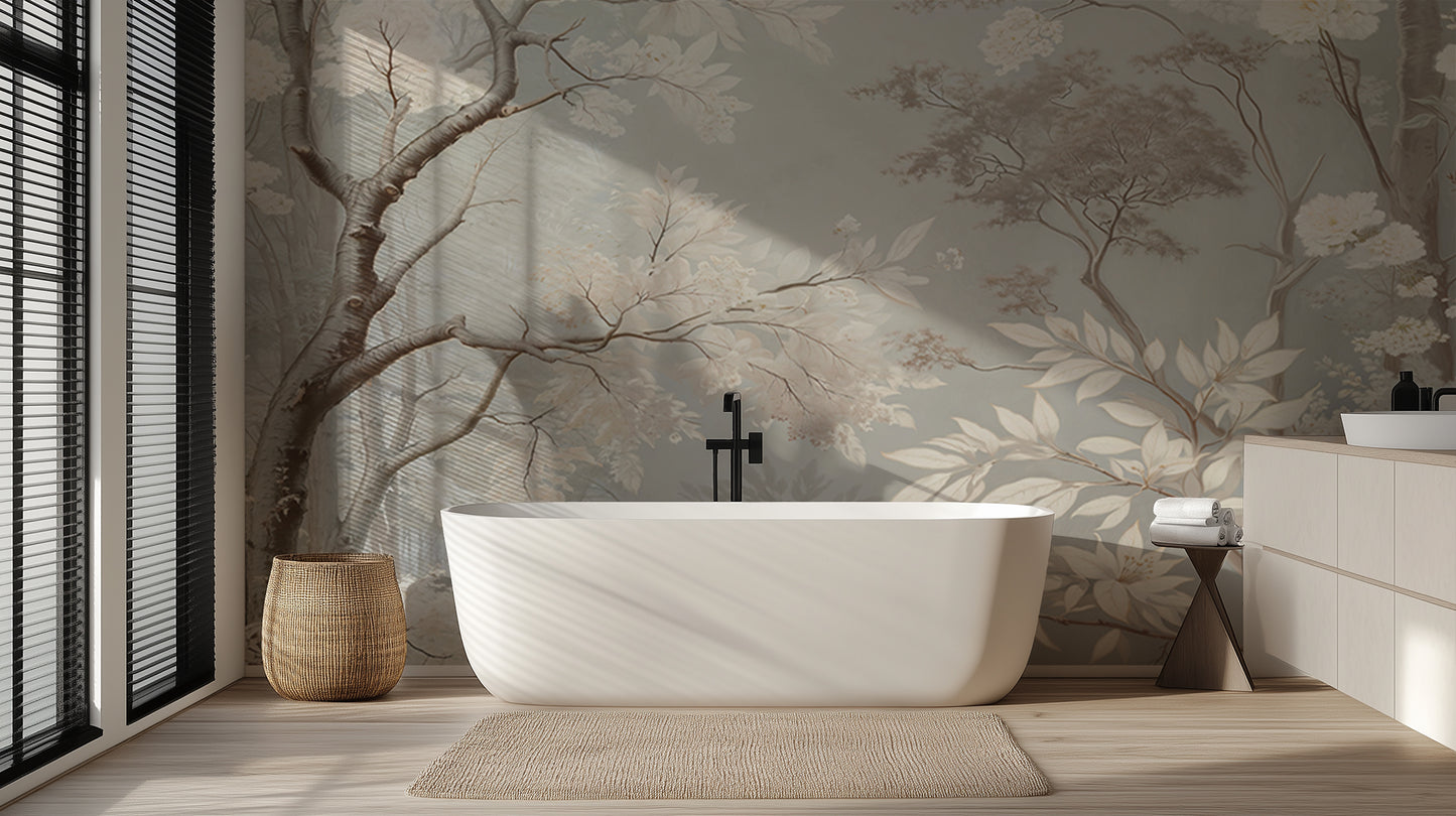 Whispering Tree Branches wallpaper mural - XWALLX