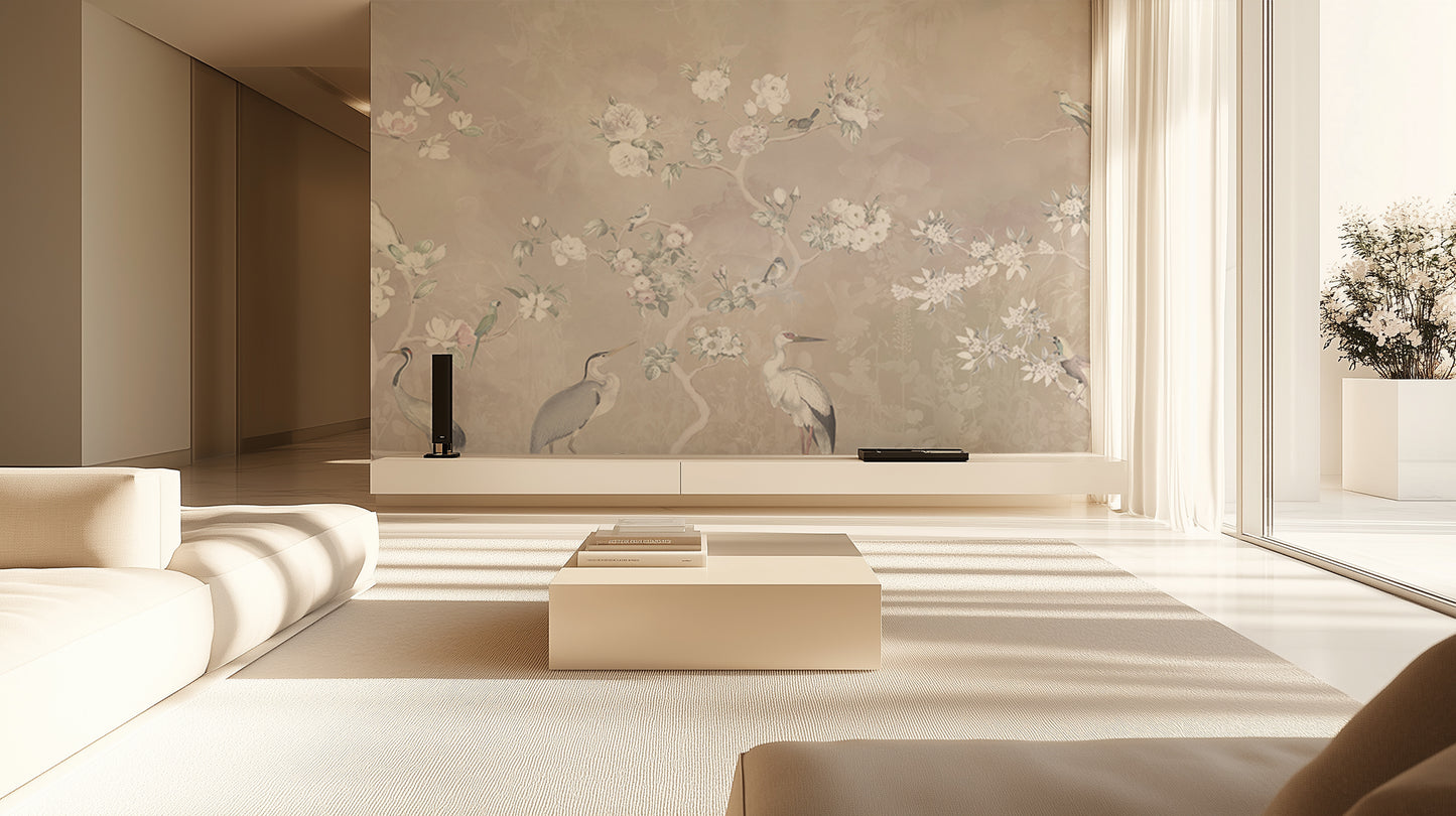 Delicate Floral Birds wall art - XWALLX