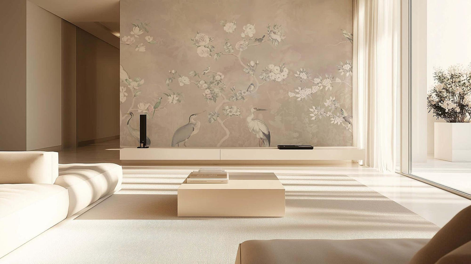 Delicate Floral Birds wall art - XWALLX
