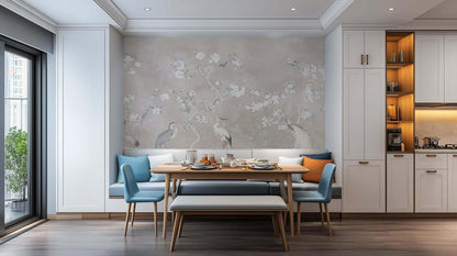 Delicate Floral Birds wall decor - XWALLX
