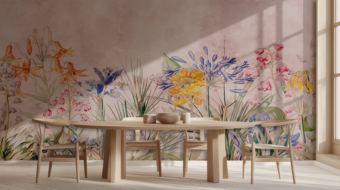 Vibrant Floral Paradise wall art - XWALLX