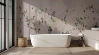 Chinoiserie Birds & Blossoms wallpaper mural - XWALLX