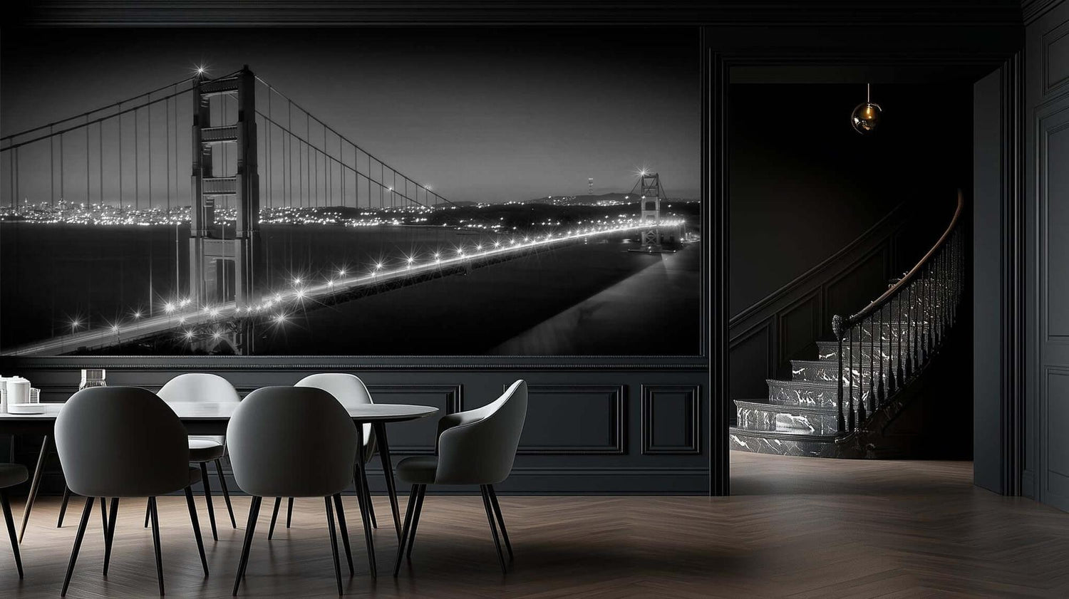 Nocturnal Golden Gate wallpaper - XWALLX