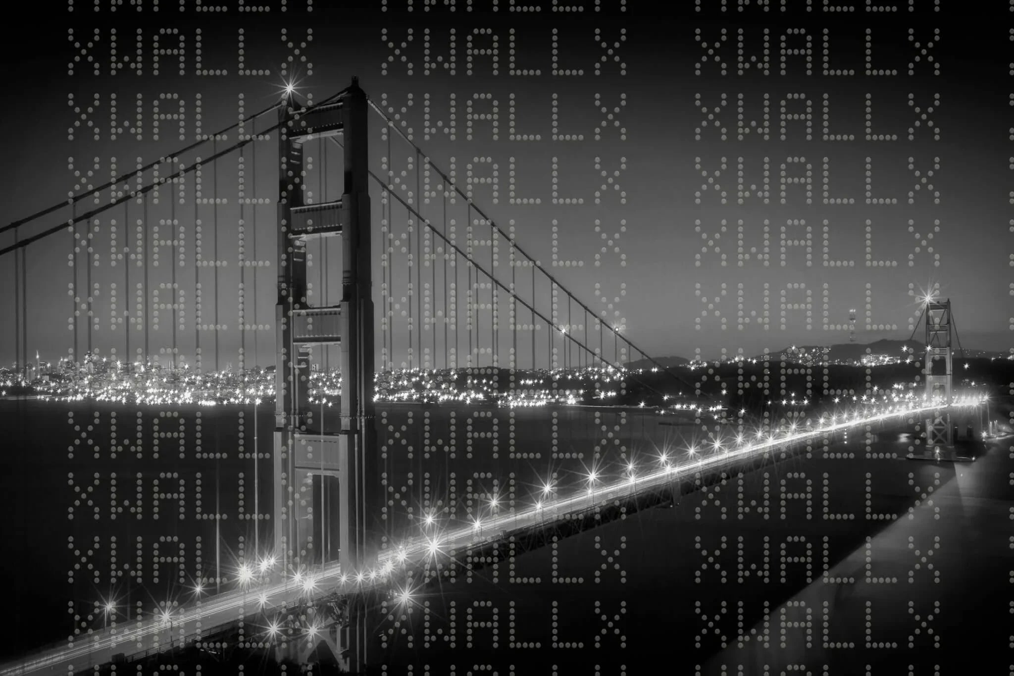 Nocturnal Golden Gate Wall Mural