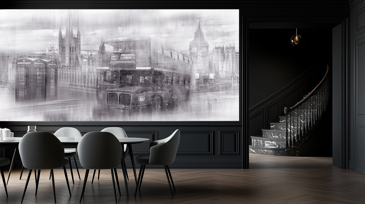 Monochrome London Icons wallpaper - XWALLX