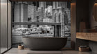 Brooklyn Bridge Monochrome City wallpaper mural - XWALLX