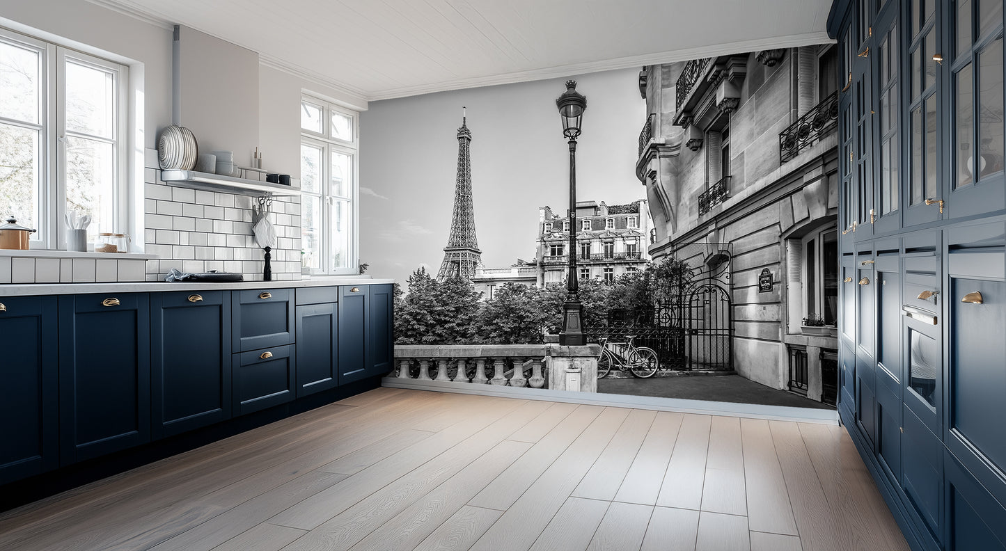 Eiffel Tower Bathroom View wall art - XWALLX