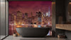 Manhattan Nightfall City Wall Mural