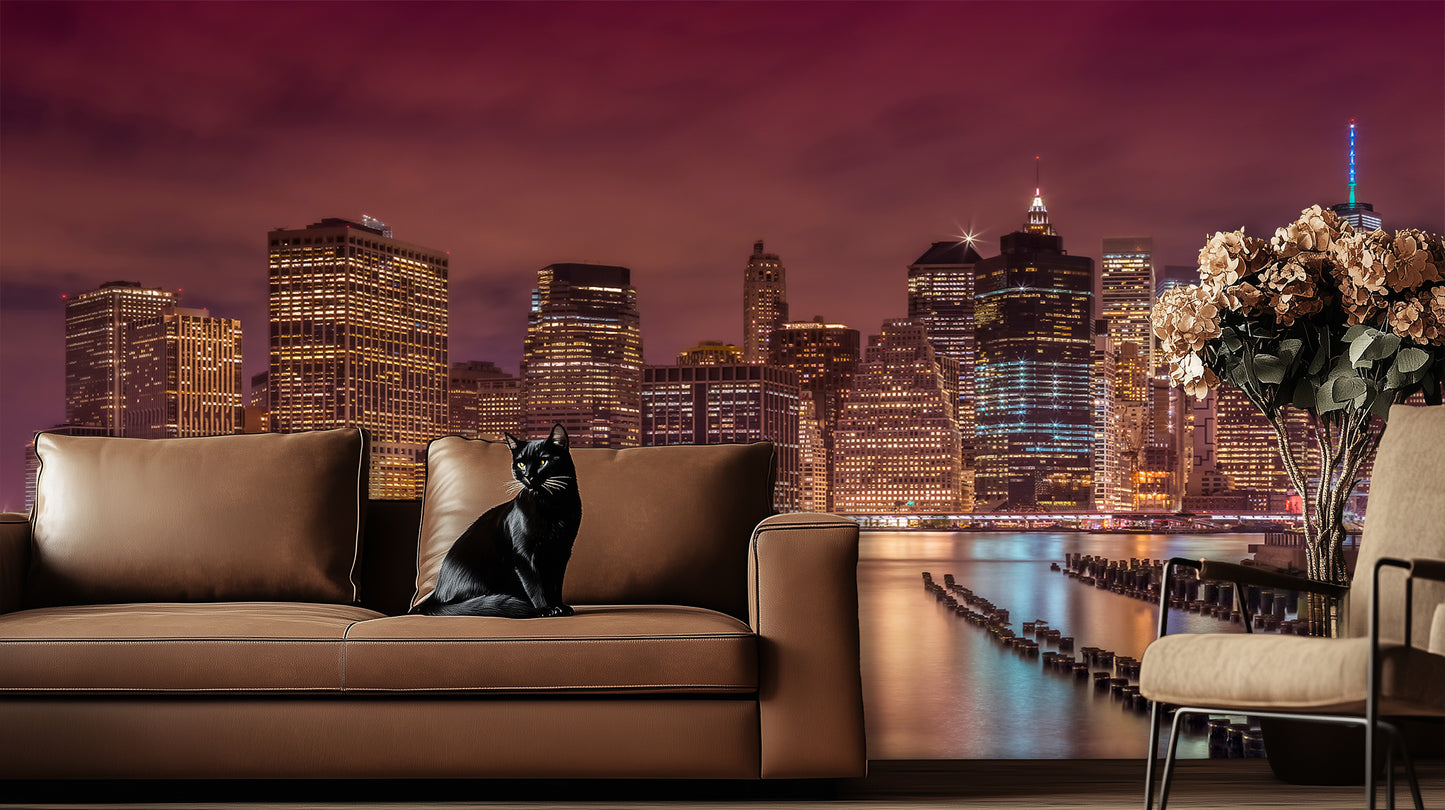 Manhattan Nightfall City wall decor - XWALLX