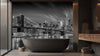 Brooklyn Bridge Skyline Wallpaper Mural