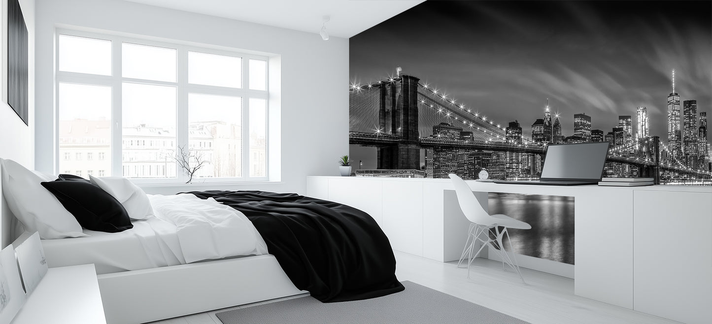 Brooklyn Bridge Skyline wallpaper mural - XWALLX