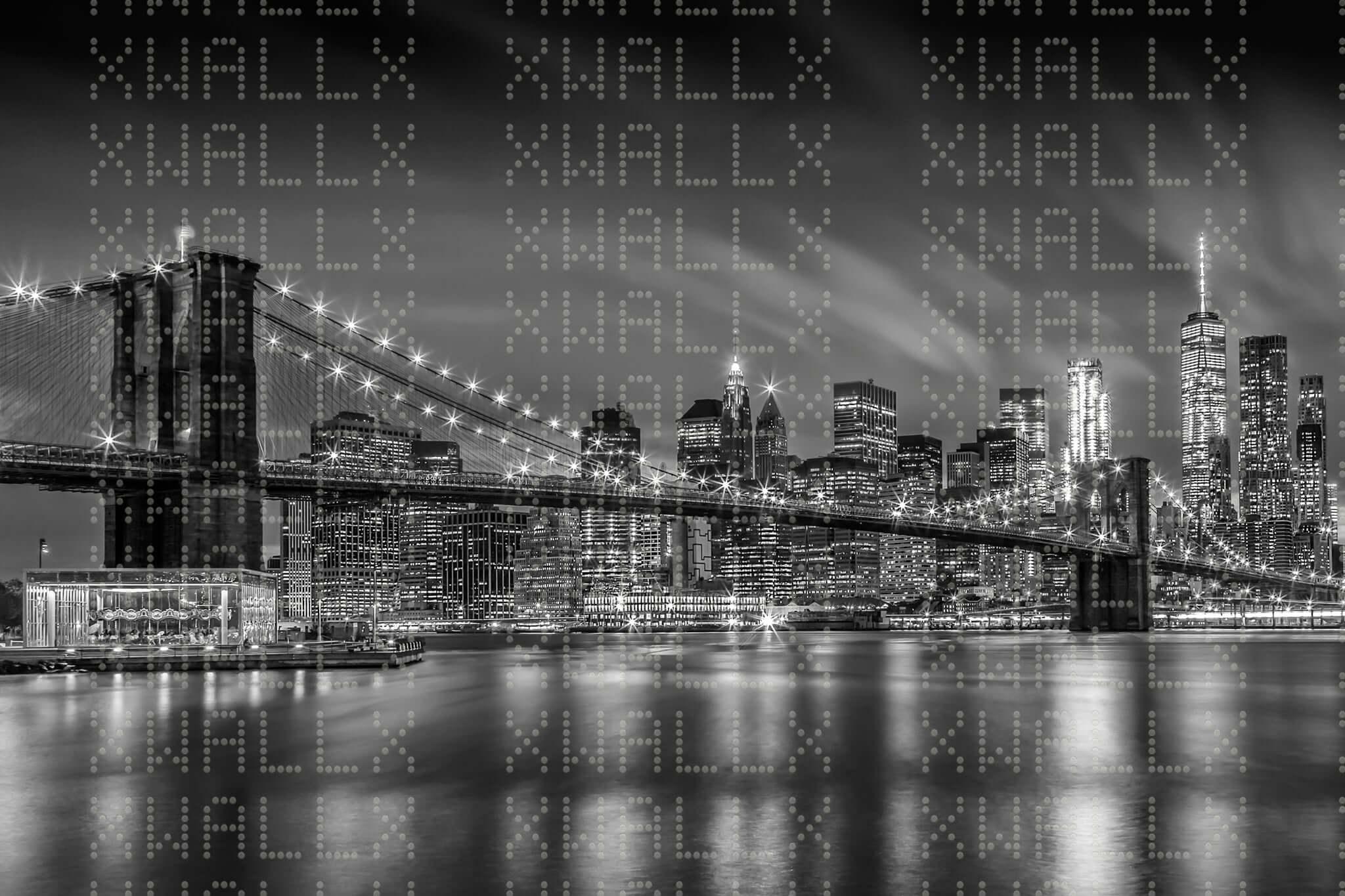 Brooklyn Bridge Skyline Wallpaper Mural