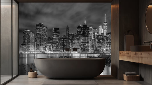 Urban Night Horizon wall mural - XWALLX