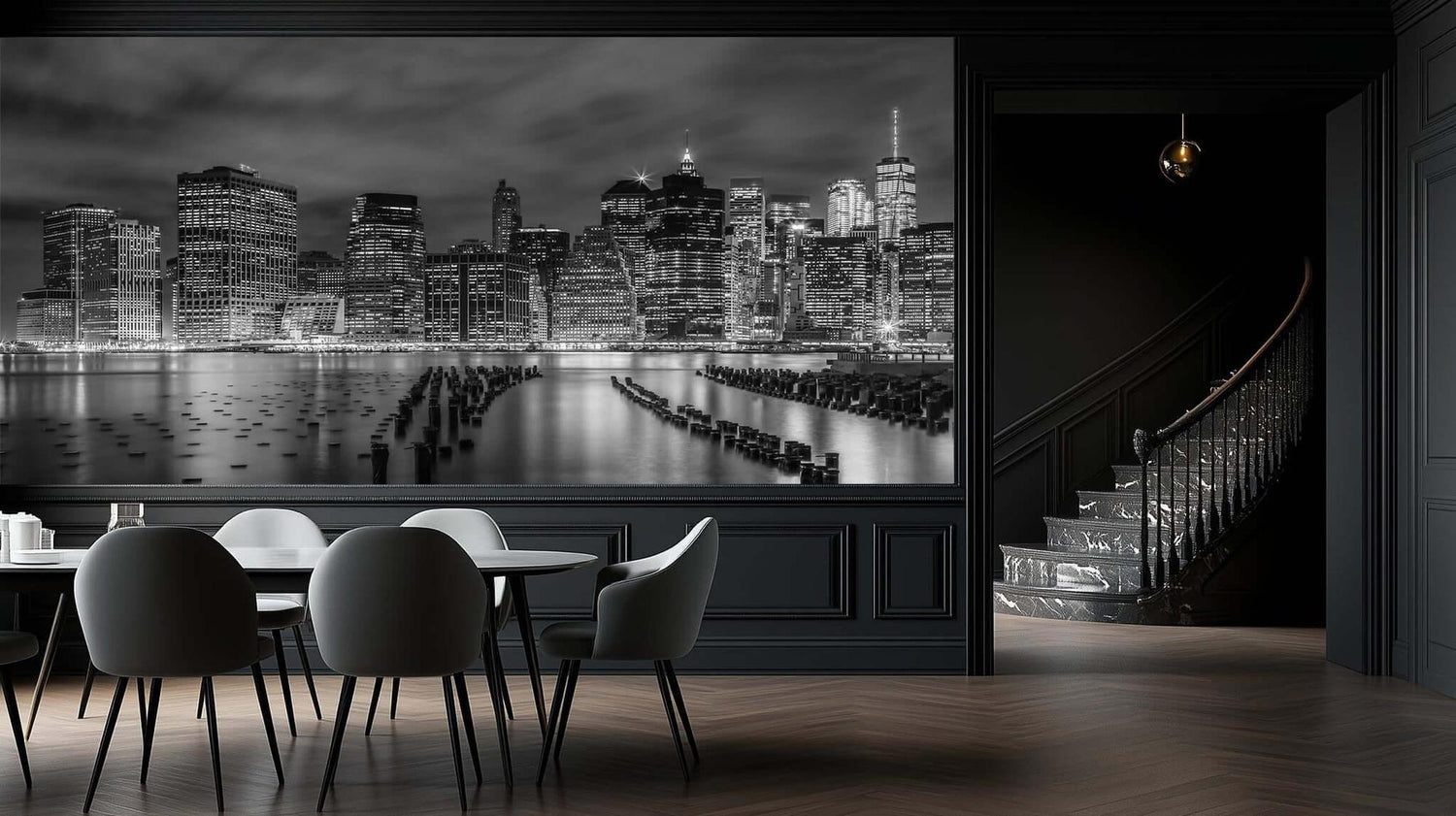 Urban Night Horizon wallpaper - XWALLX