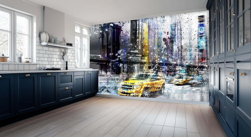 Abstract Cityscape New York wall art - XWALLX