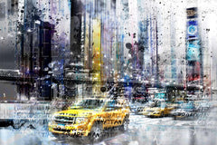 Abstract Cityscape New York Wall Mural