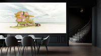 Miami Lifeguard Tower Beach wallpaper - XWALLX