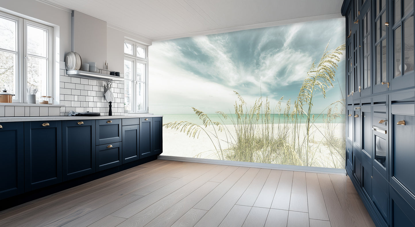 Coastal Sea Oats wall art - XWALLX