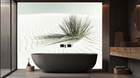 Beige landscape tan wallpaper mural with soft neutral earth tones