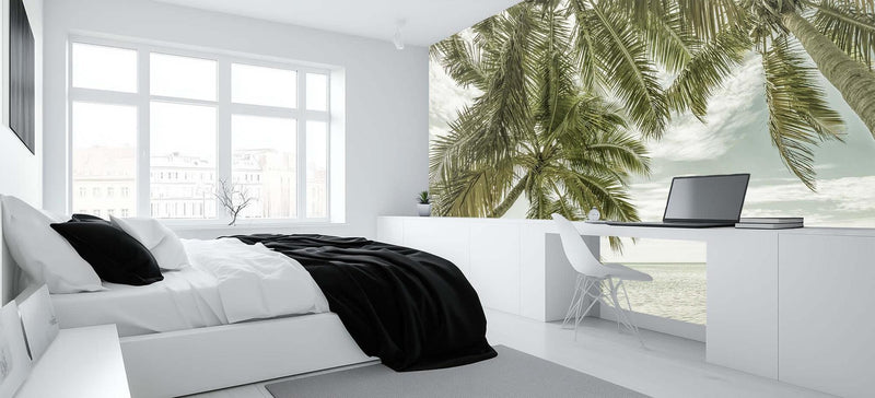 Tropical Bathtub Vista poster duvar kağıdı - XWALLX
