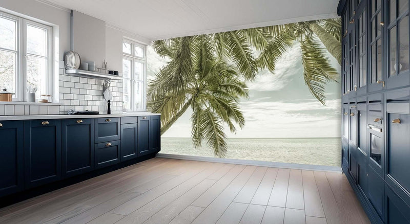 Tropical Bathtub Vista duvar sanatı - XWALLX