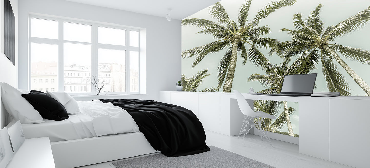 Serene Palm Canopy wallpaper mural - XWALLX