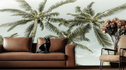 Serene Palm Canopy wall decor - XWALLX