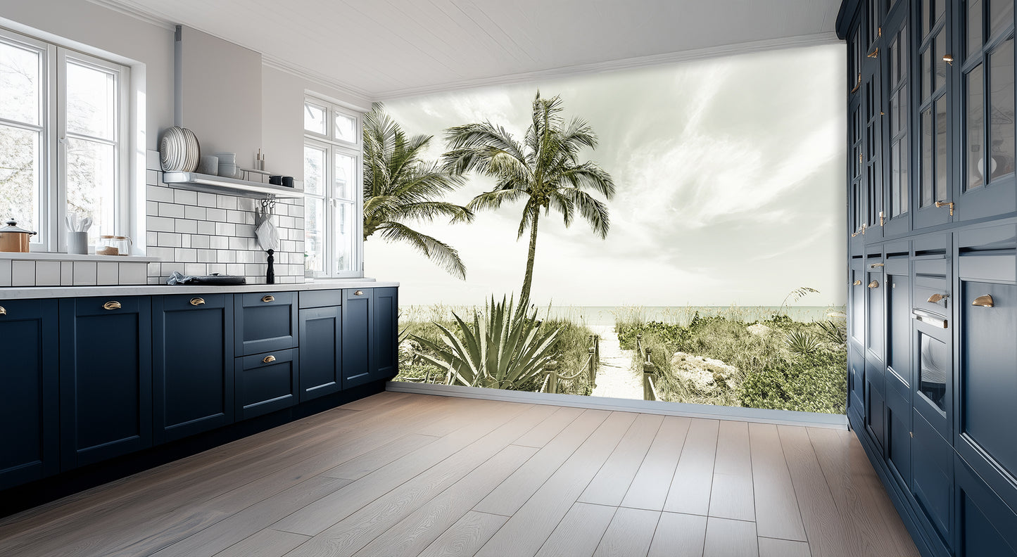 Oceanfront Bathtub Serenity wall art - XWALLX