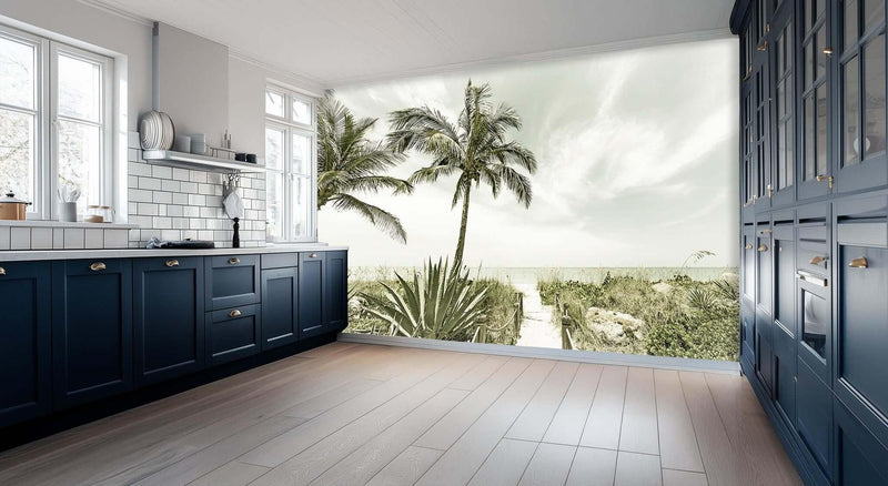 Oceanfront Bathtub Serenity duvar sanatı - XWALLX