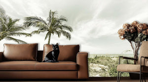 Oceanfront Bathtub Serenity wall decor - XWALLX