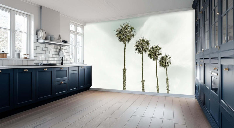 Palm Oasis Bath duvar sanatı - XWALLX