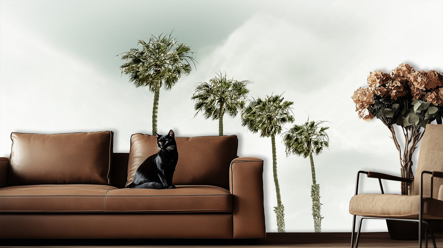 Palm Oasis Bath wall decor - XWALLX