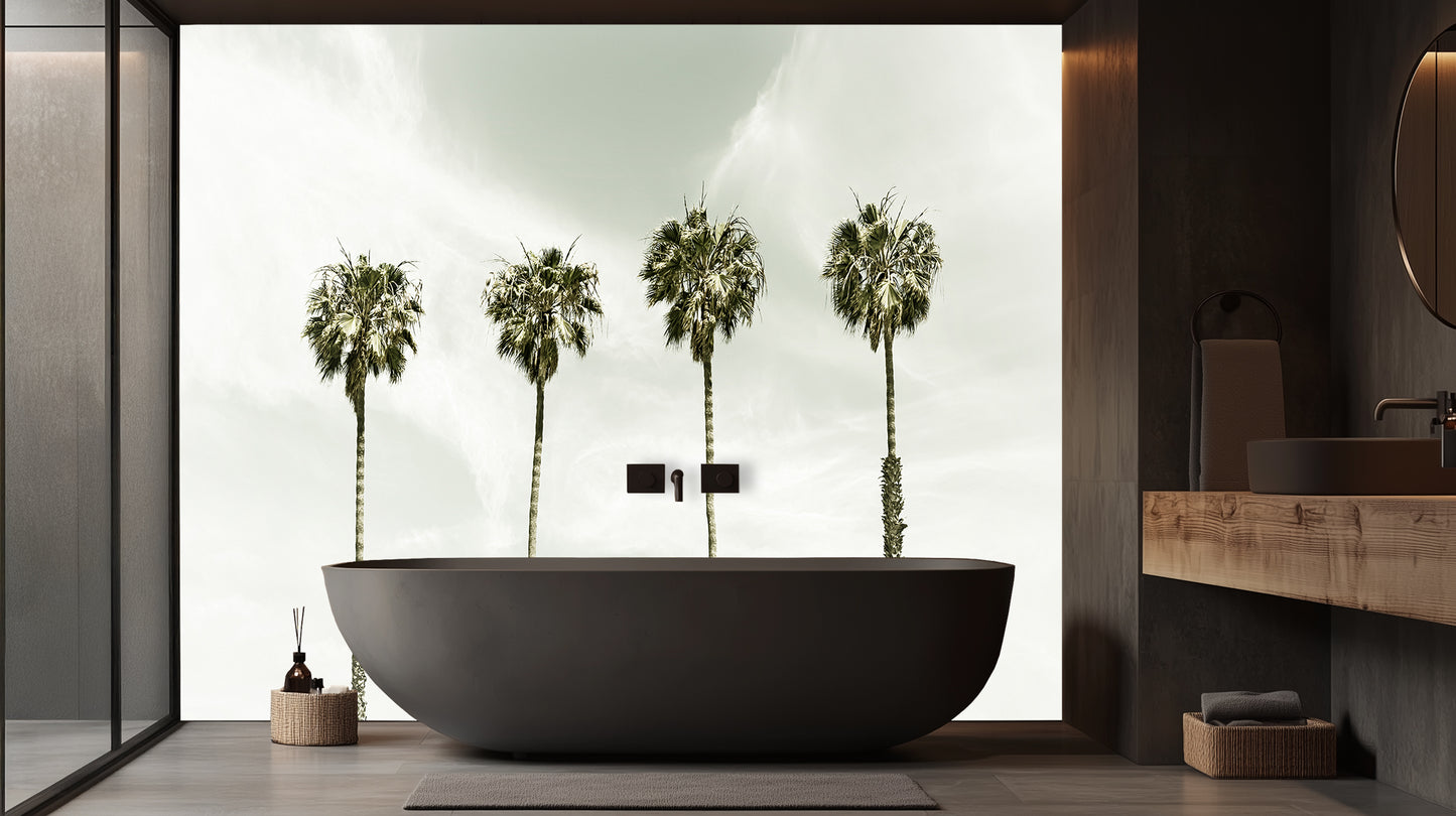 Serene Four Palms wall mural - XWALLX