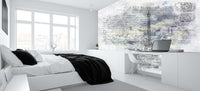 Eiffel Tower Postcard Script wallpaper mural - XWALLX