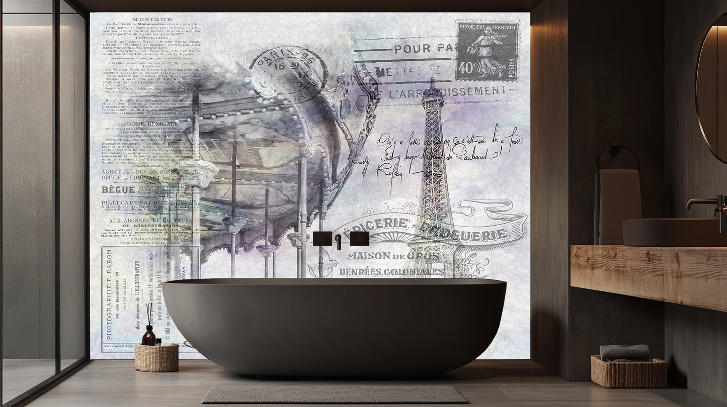 Belle Époque Paris wall mural - XWALLX