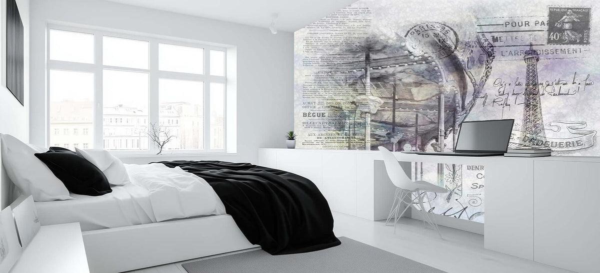 Belle Époque Paris wallpaper mural - XWALLX