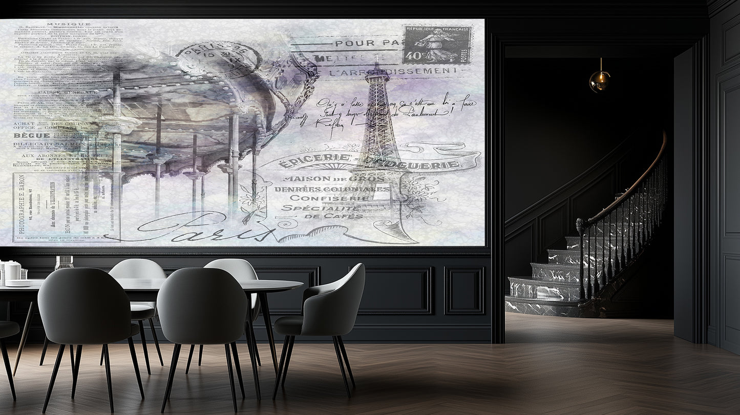 Belle Époque Paris wallpaper - XWALLX