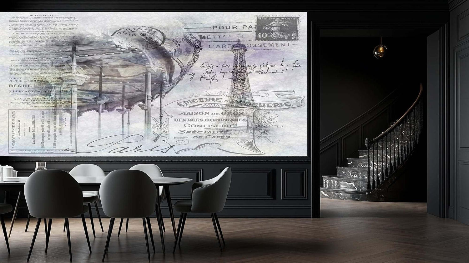Belle Époque Paris wallpaper - XWALLX