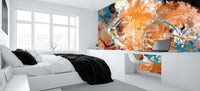 Rebellious Beat Abstract wallpaper mural - XWALLX