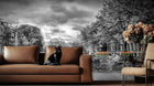 Monochrome Canal Orange Tulips wall decor - XWALLX