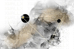 Gilded Ink Abstract Wall Mural