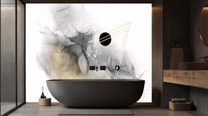 Abstract Opulence Geometric wall mural - XWALLX