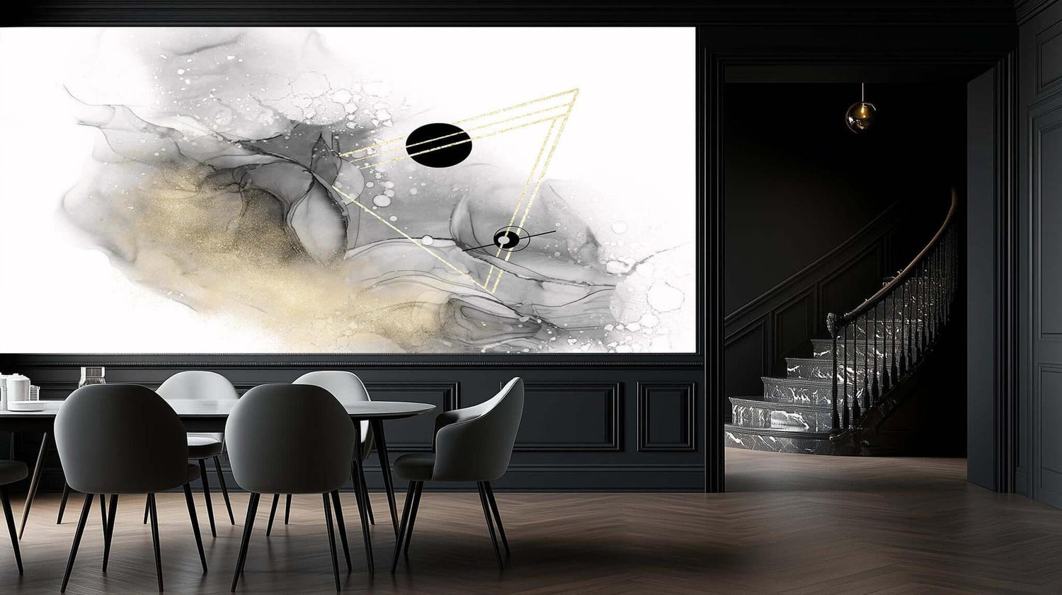 Abstract Opulence Geometric wallpaper - XWALLX