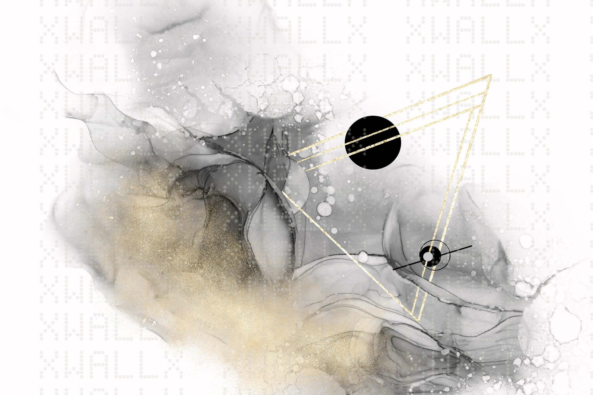 Abstract Opulence Geometric Wall Mural