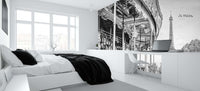 Parisian Carousel Eiffel Tower wallpaper mural - XWALLX