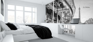 Parisian Carousel Eiffel Tower wallpaper mural - XWALLX