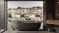 Nyhavn Reflection Harbor wall mural - XWALLX