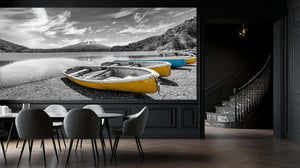 Tranquil Boats by the Lake wallpaper - XWALLX