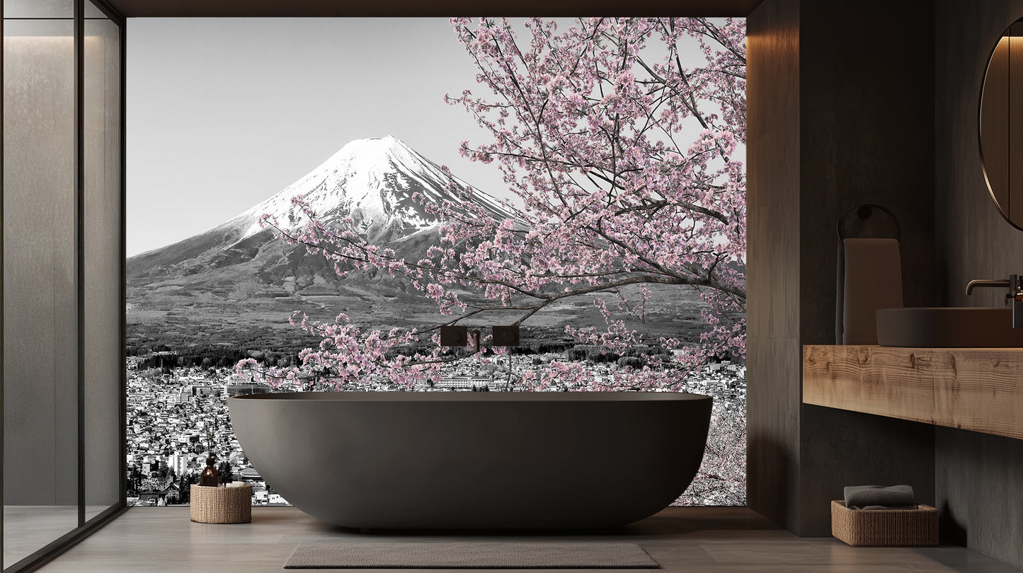 Cherry Blossom Serenity wall mural - XWALLX