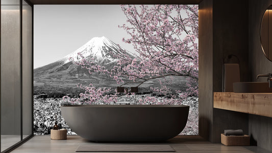 Cherry Blossom Serenity wall mural - XWALLX
